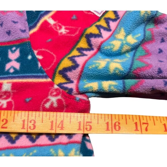 Obermeyer Alya Retro Ski Jacket Loud Geometric Fleece Lined Winter Coat XL - Picture 2 of 7